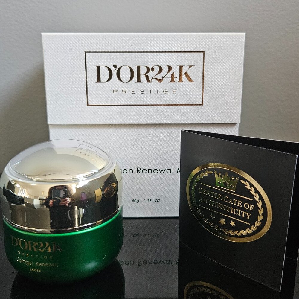 D'OR 24K COLLAGEN RENEWAL MASK - 1.7 fl oz \ 50 g - BRAND NEW - SEALED